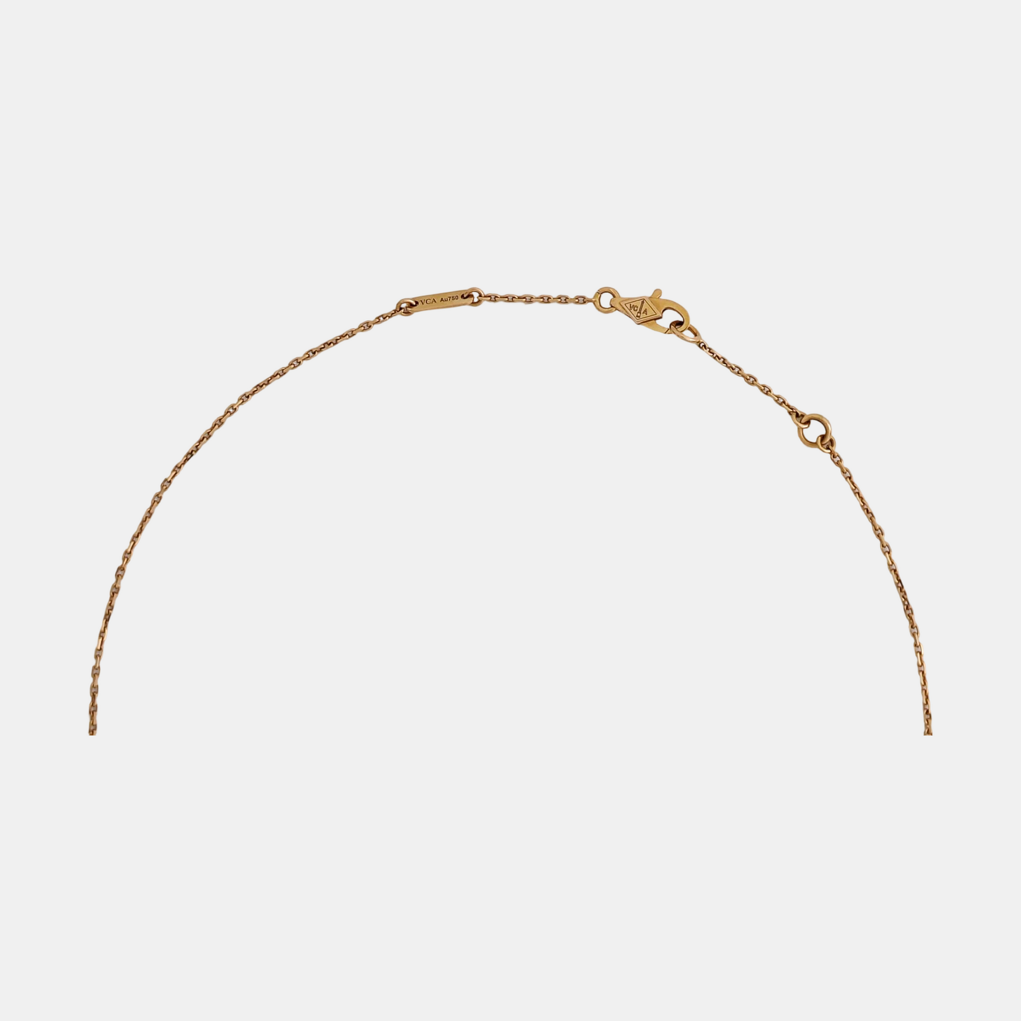 Sweet Alhambra 18k Rose Gold Necklace