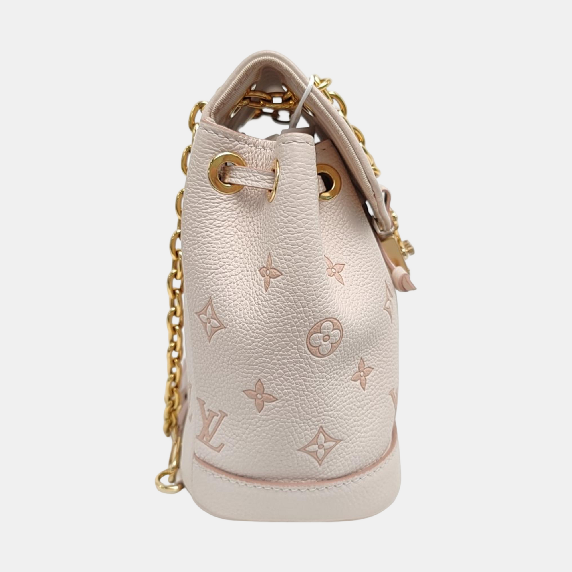 NOÉ Nano Monogram Calfskin Beige
