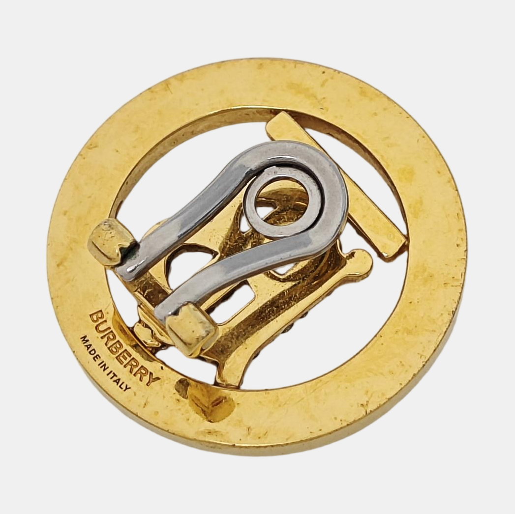 Metal Gold Clip On Earrings