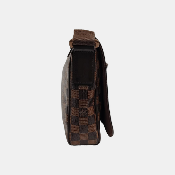 DISTRICT PM Damier Ebene Coated Canvas Brown
