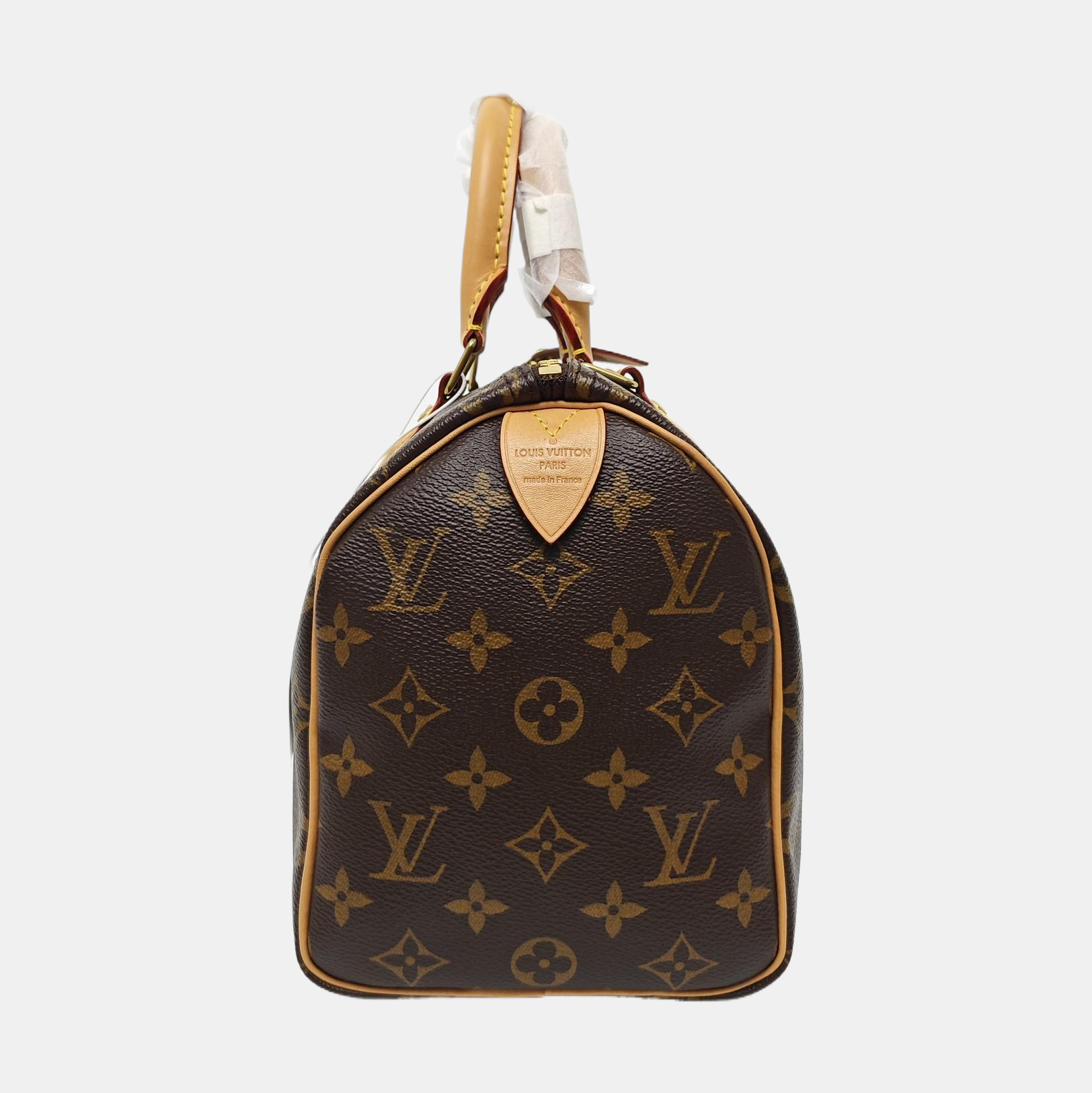 SPEEDY 25 Monogram Coated Canvas Brown