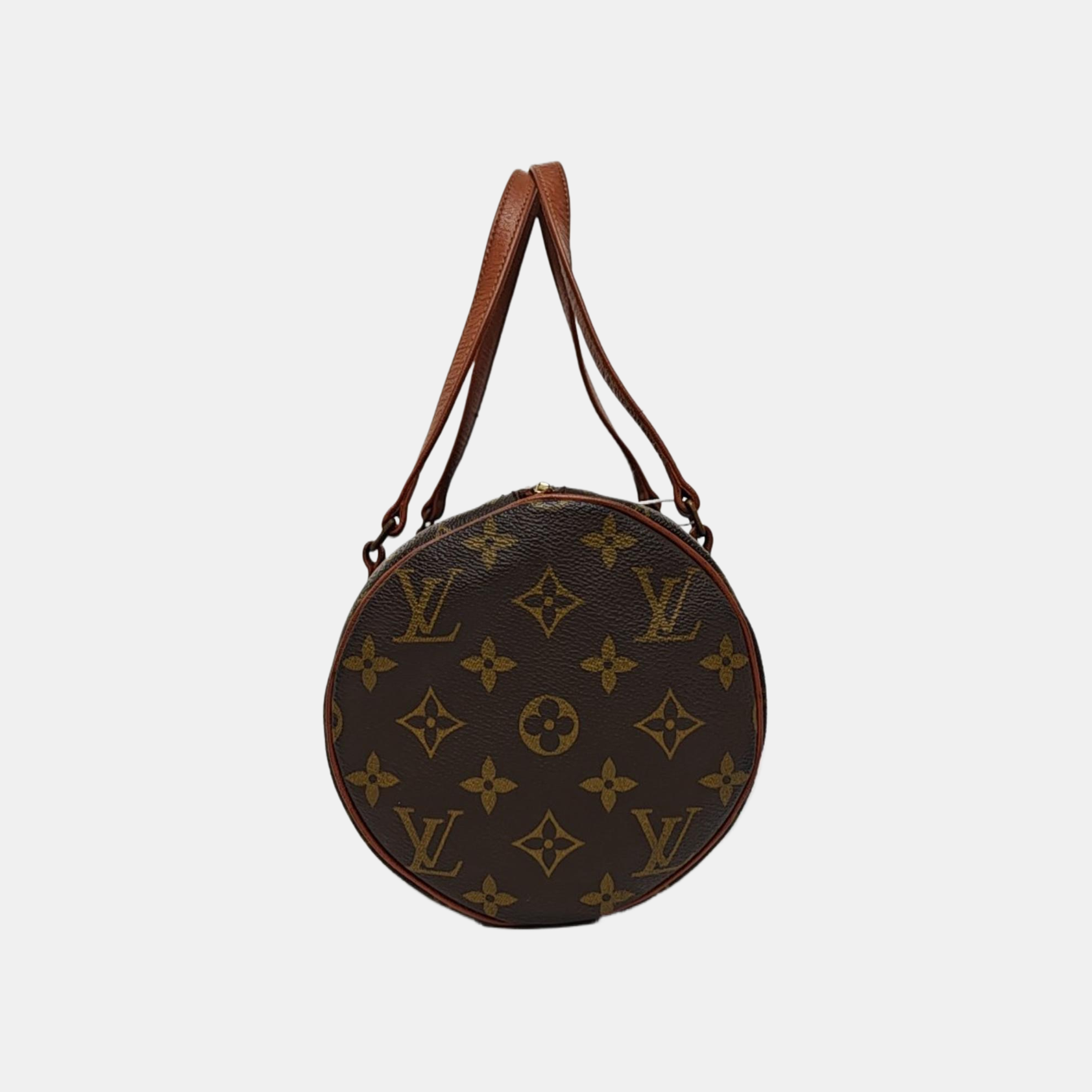 PAPILLON MM Monogram Coated Canvas Brown