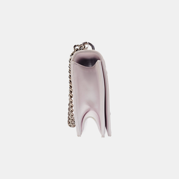 Diorama Medium Cannage Calfskin Pink