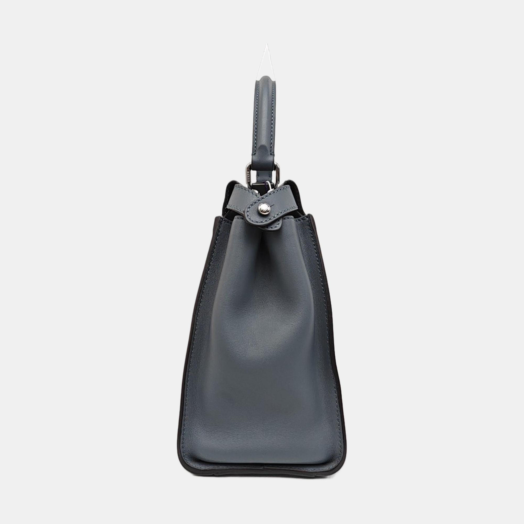 Peekaboo Medium Calfskin Blue