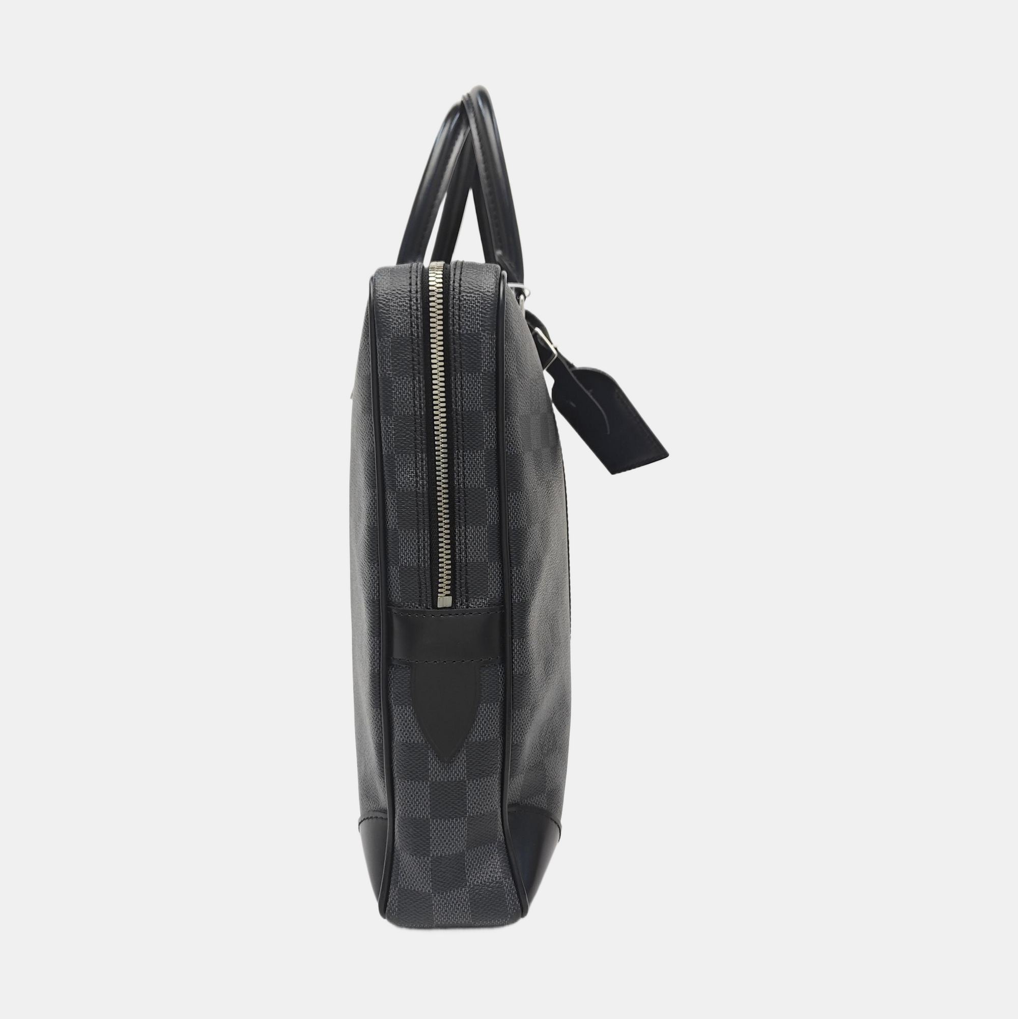 PORTE-DOCUMENTS Damier Graphite Coated Canvas Gray