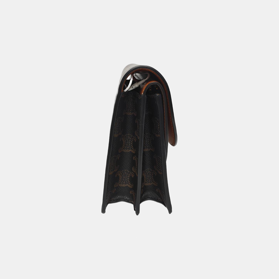 TRIOMPHE CANVAS Small Coated Canvas Brown