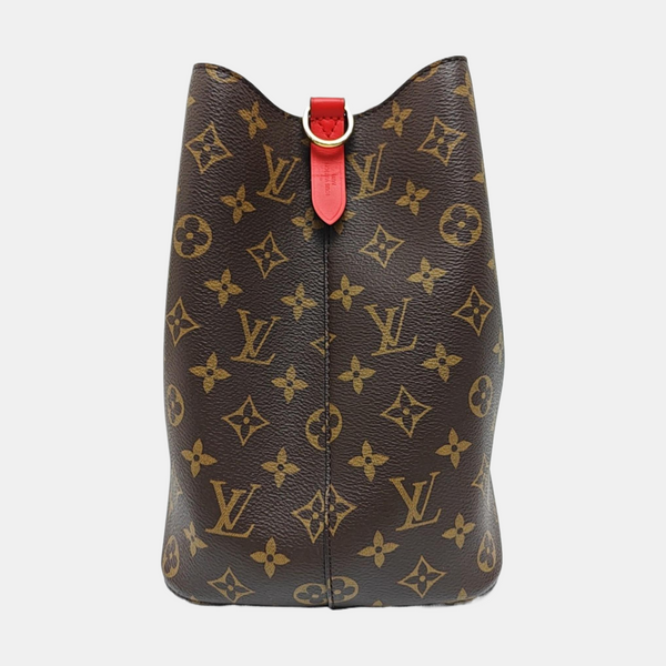 NÉONOÉ MM Monogram Coated Canvas Brown