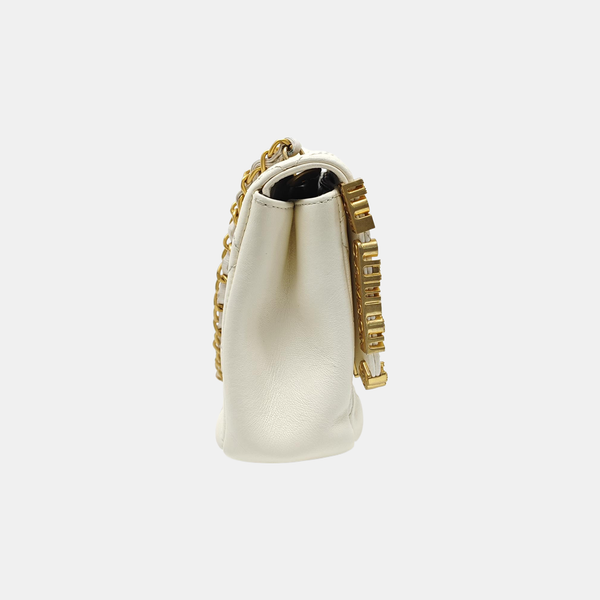 Quilted Lambskin White