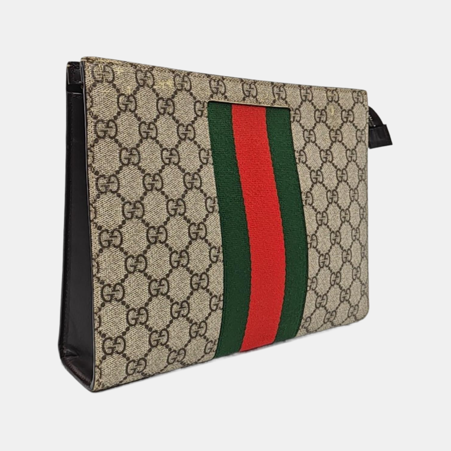 GG Supreme Monogram Coated Canvas Black
