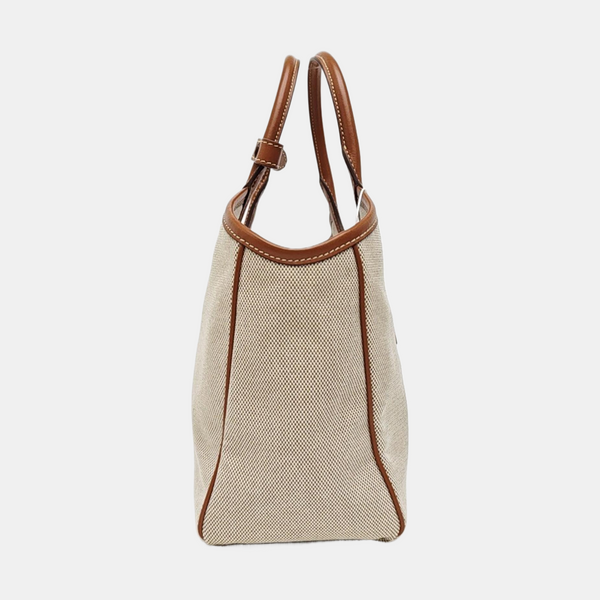 Canvas Shoulder Bag Beige