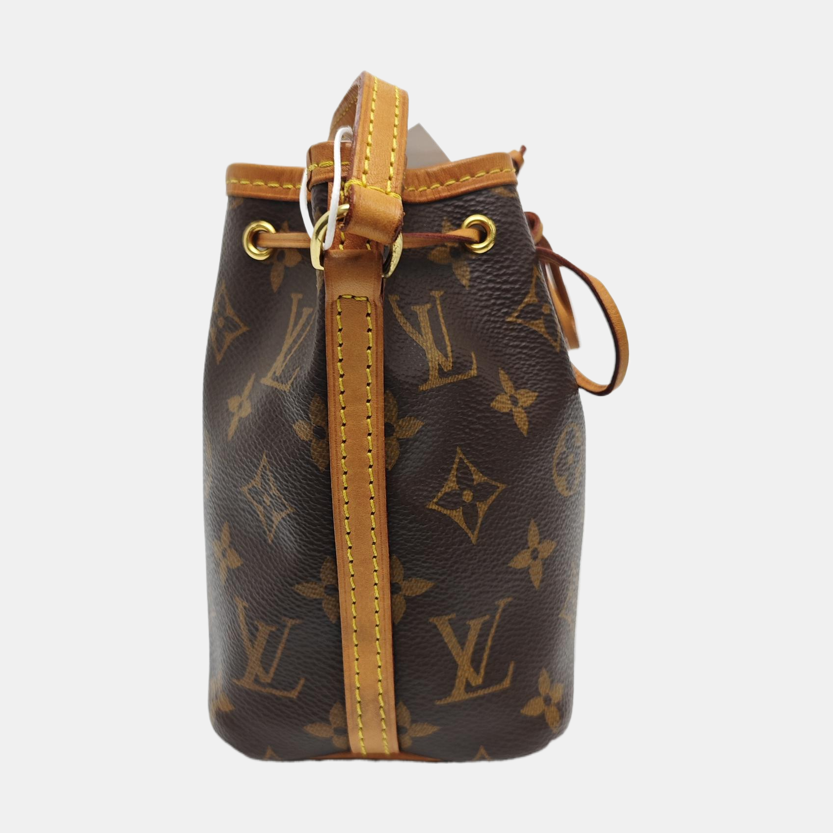 NÉONOÉ Nano Monogram Coated Canvas Brown
