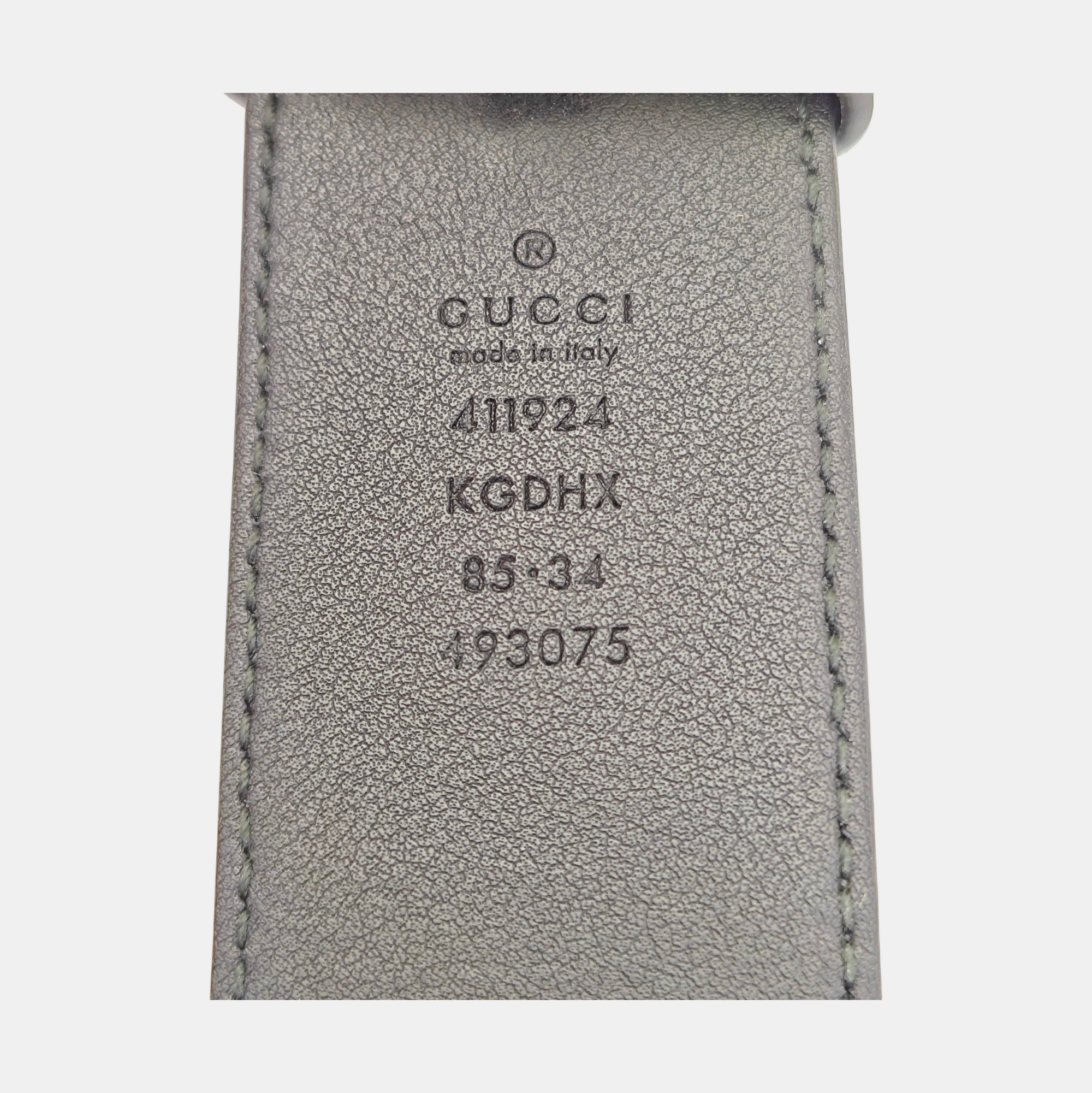 Coated Canvas Belt Black