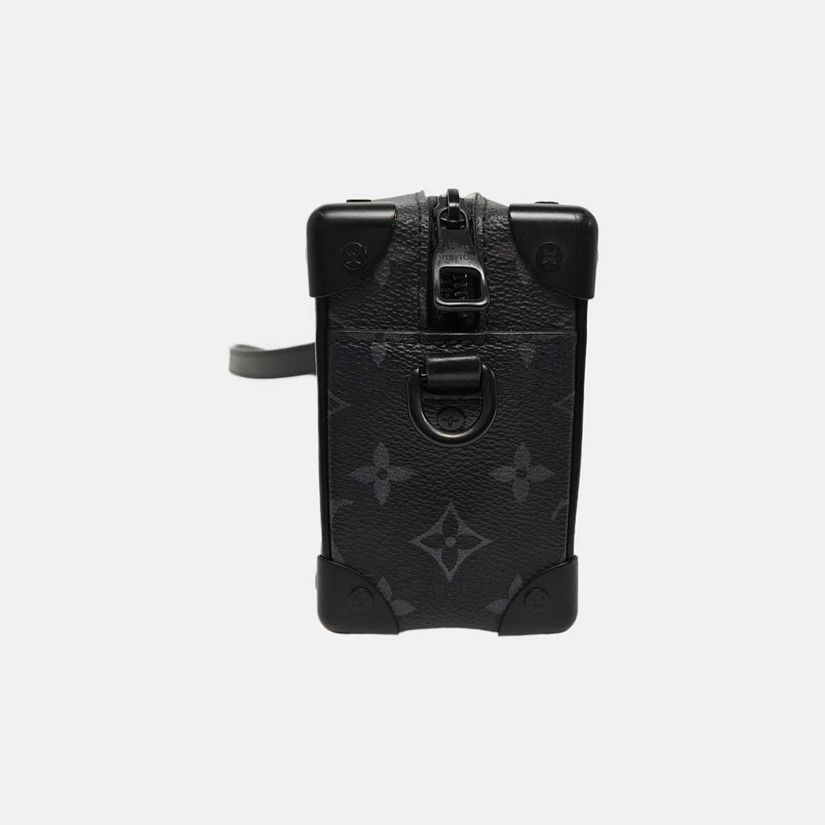 SOFT TRUNK Mini Monogram Coated Canvas Black