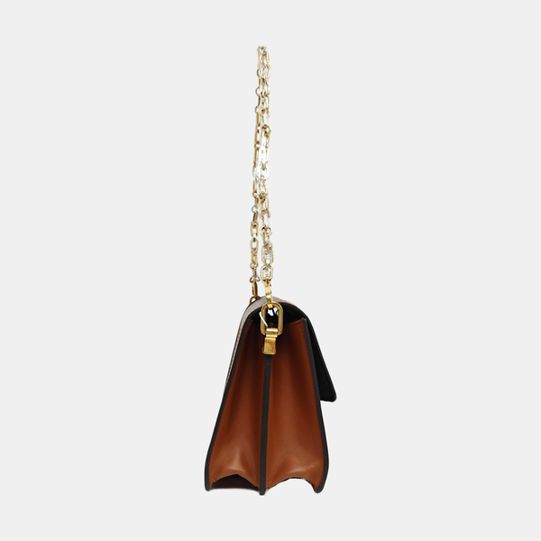 DAUPHINE MM Monogram Coated Canvas Brown