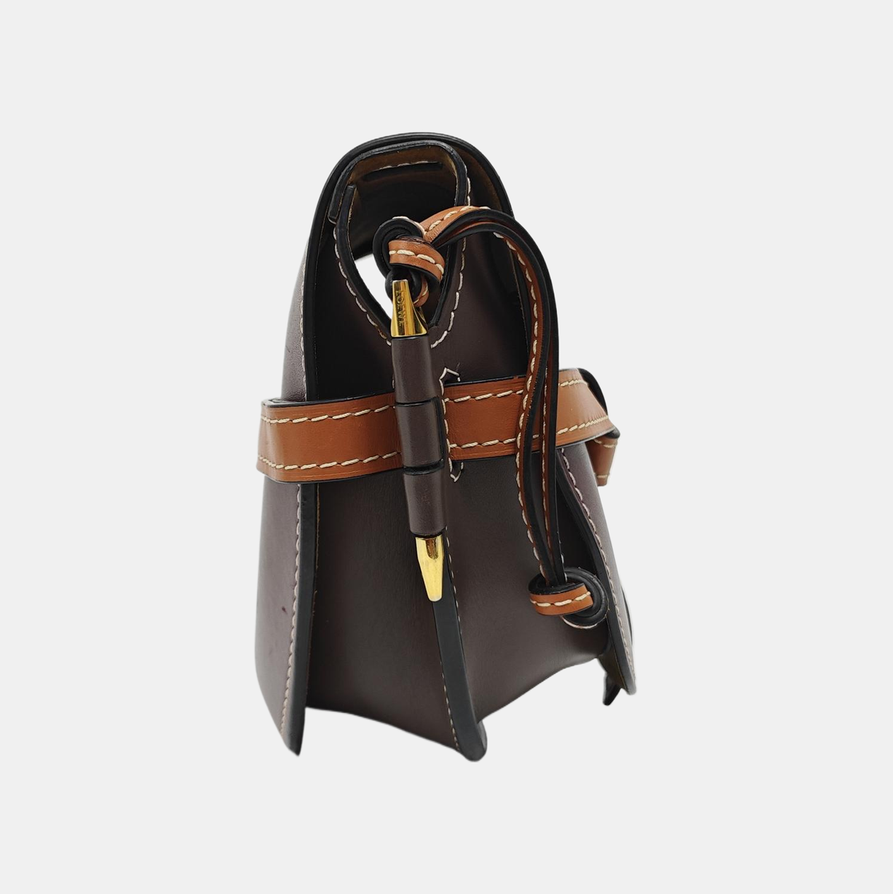 Gate Small Calfskin Brown
