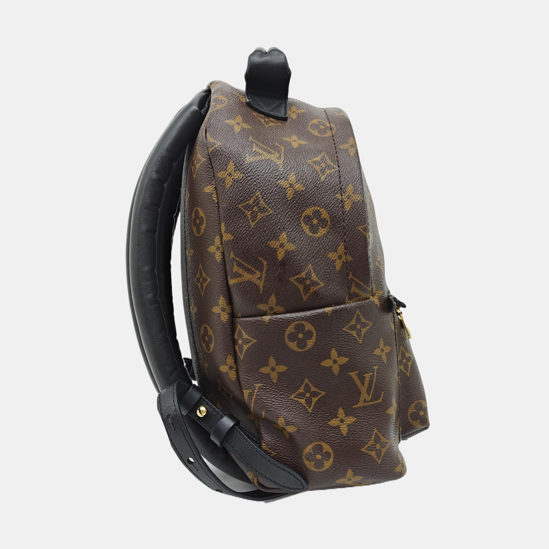 PALM SPRINGS PM Monogram Coated Canvas Brown