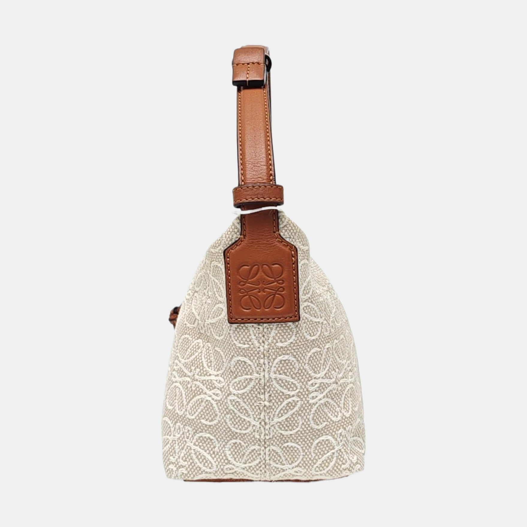 Anagram Small Monogram Canvas Beige