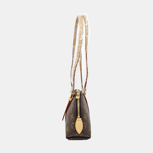SQUIRE EAST WEST Monogram Coated Canvas Brown