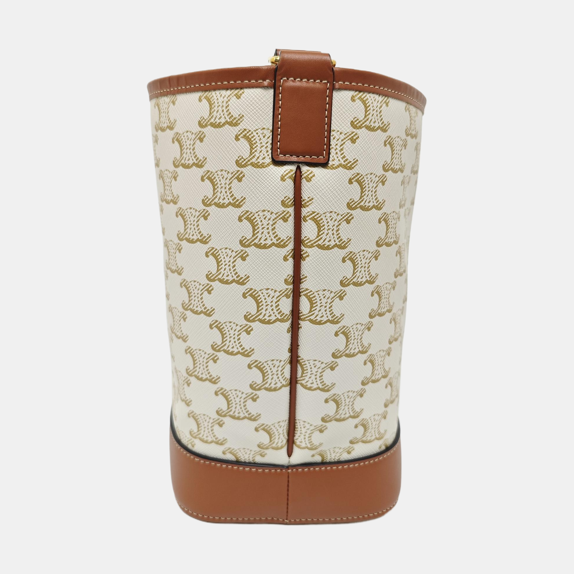 TRIOMPHE CANVAS Small Coated Canvas Beige