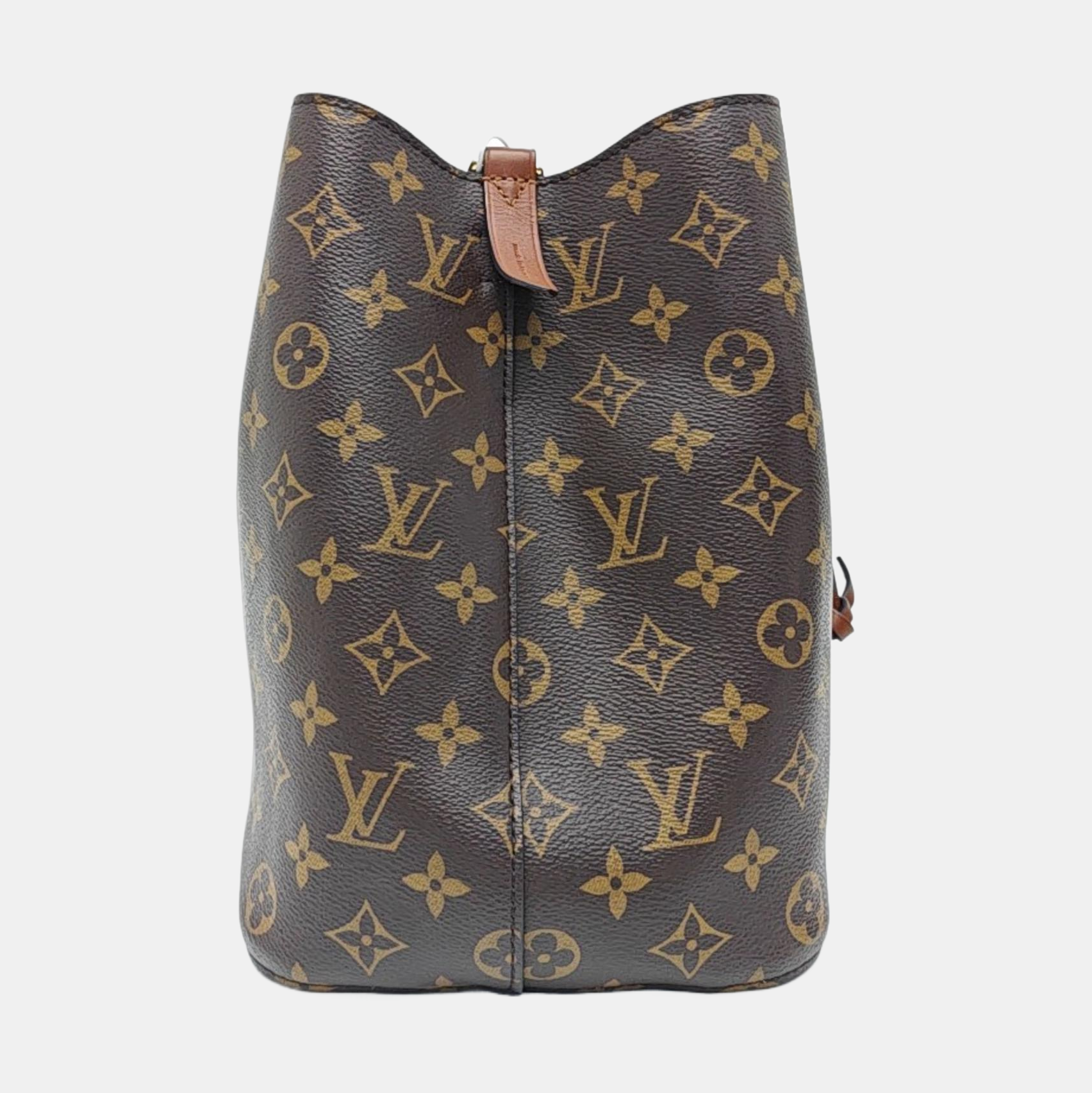 NÉONOÉ MM Monogram Coated Canvas Brown