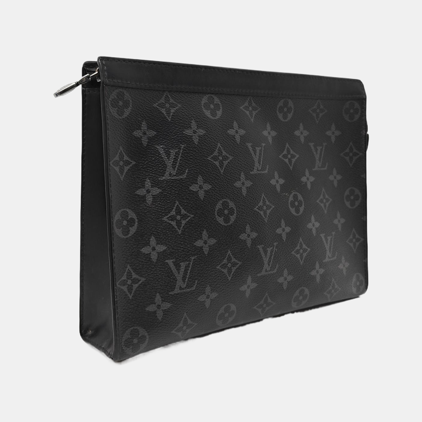 Pochette Voyag MM Monogram Coated Canvas Black