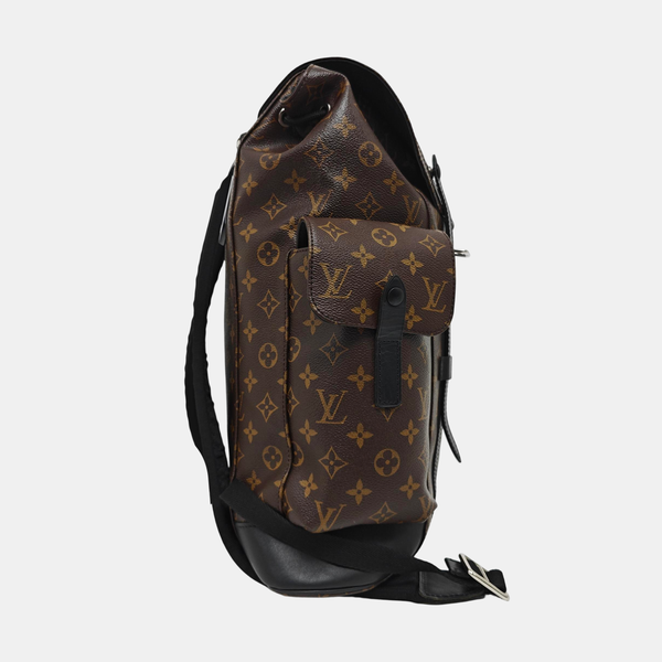 CHRISTOPHER MM Monogram Coated Canvas Brown