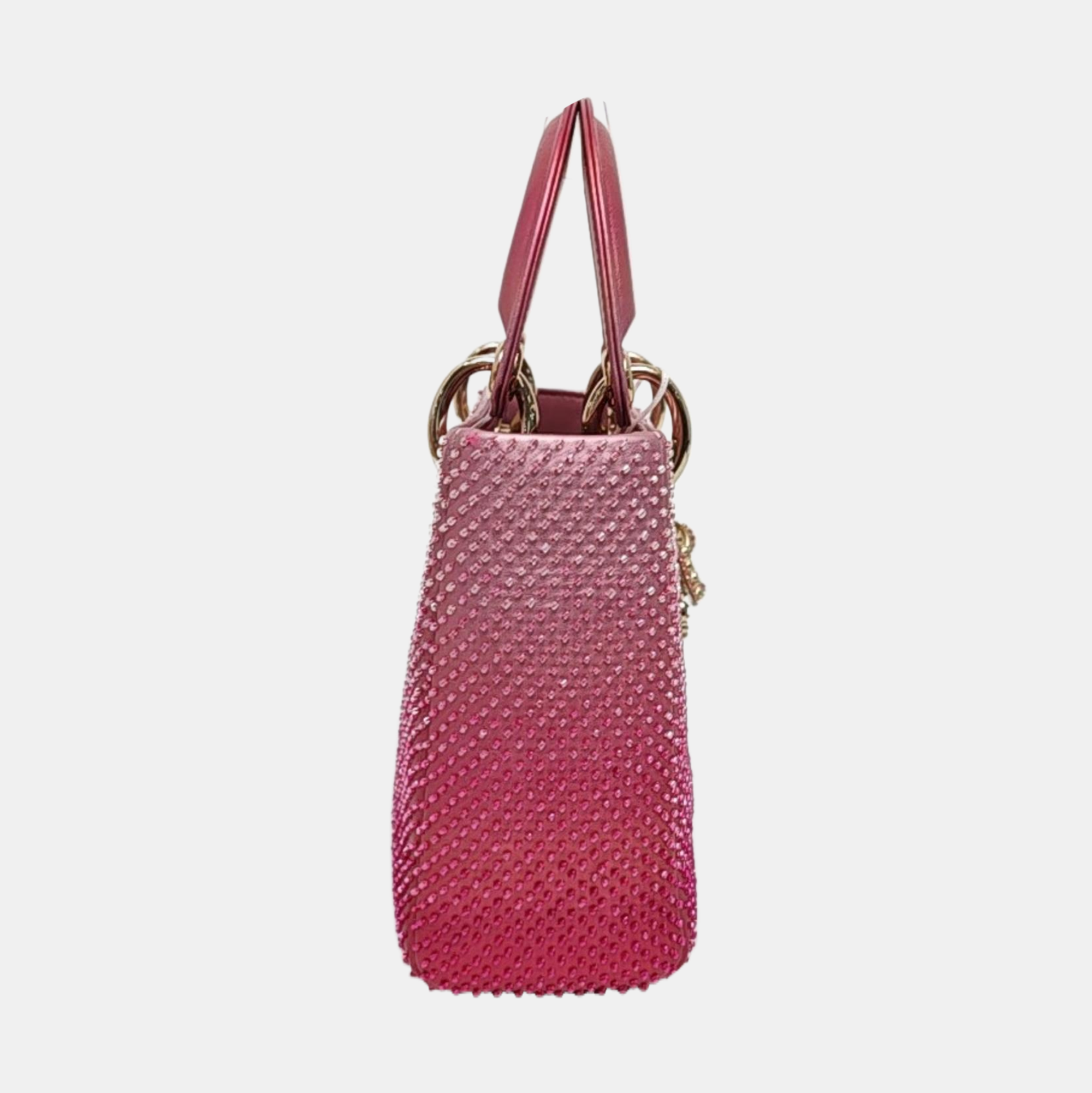 Lady Dior Mini Lambskin Pink