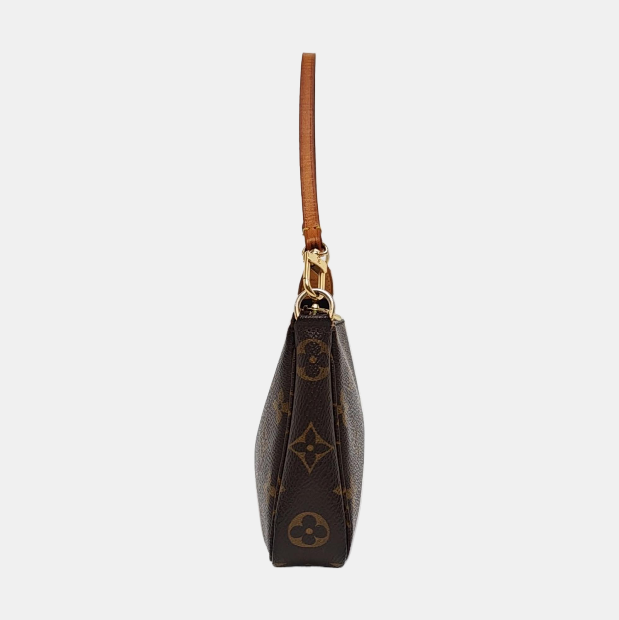 ACCESSOIRES Monogram Coated Canvas Brown