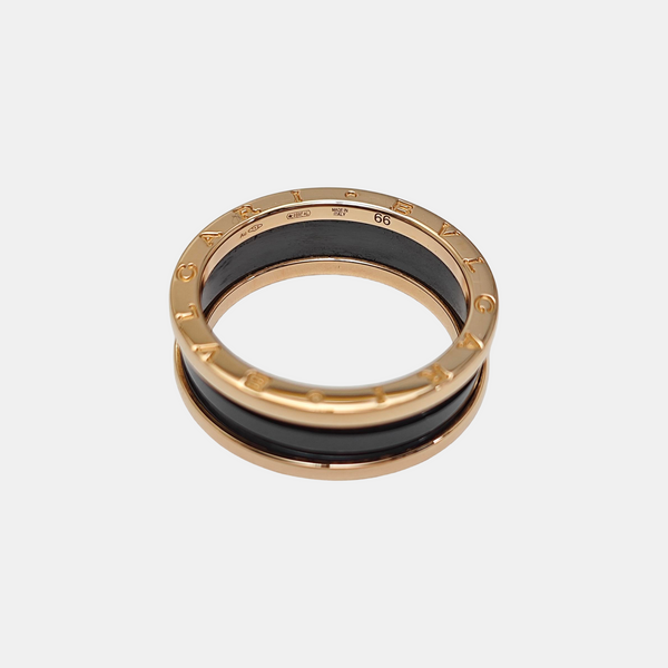 B.ZERO1 18k Rose Gold Ring EU 66