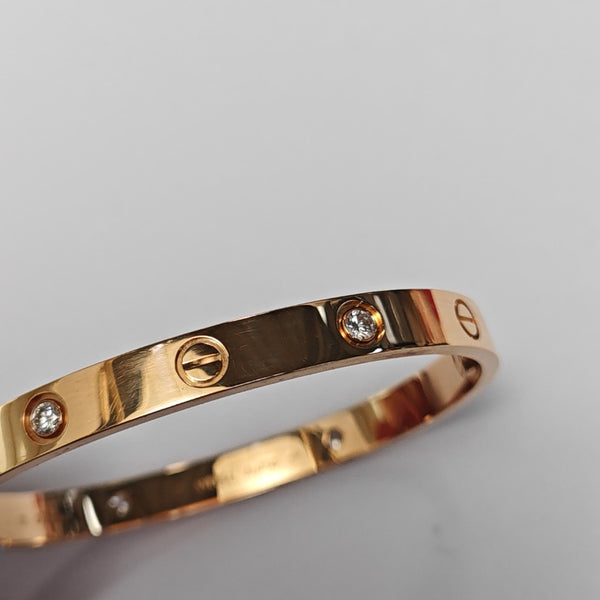 LOVE 18k Rose Gold Bangle