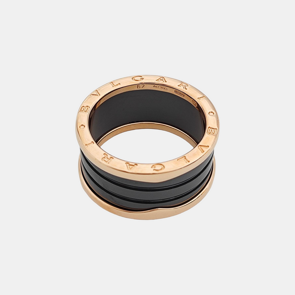 B.ZERO1 18k Rose Gold Ring EU 62