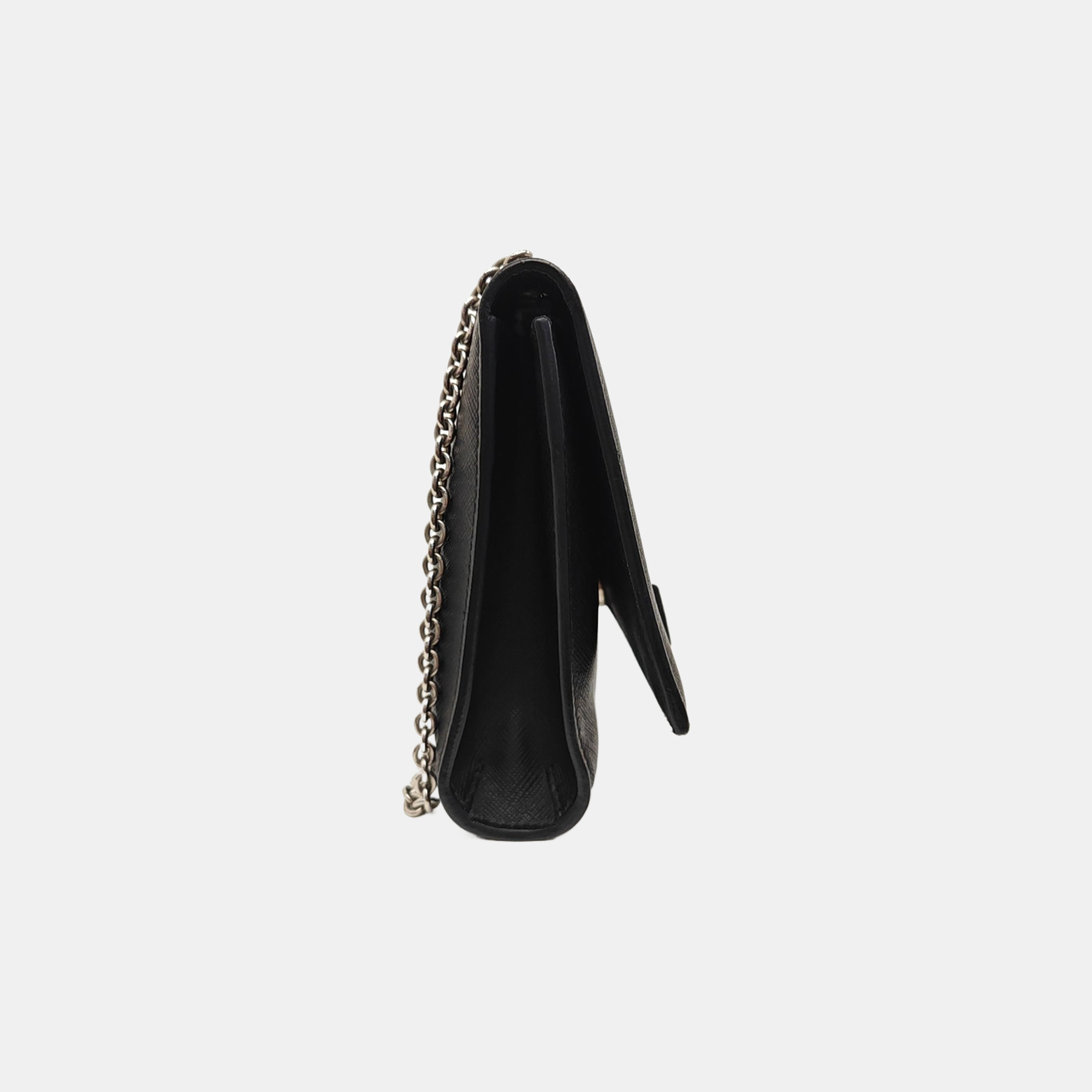 Ginny Small Calfskin Black