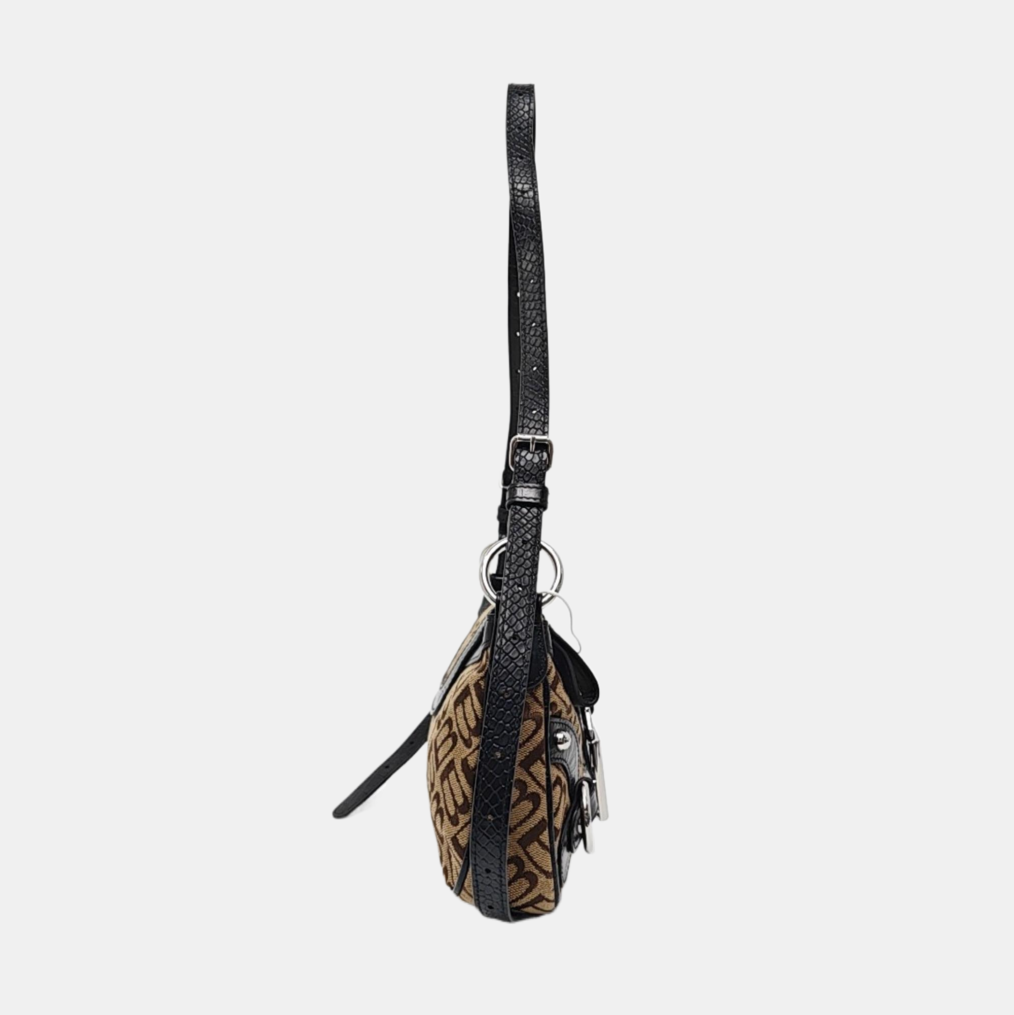Le Cagole Small Fabric Brown