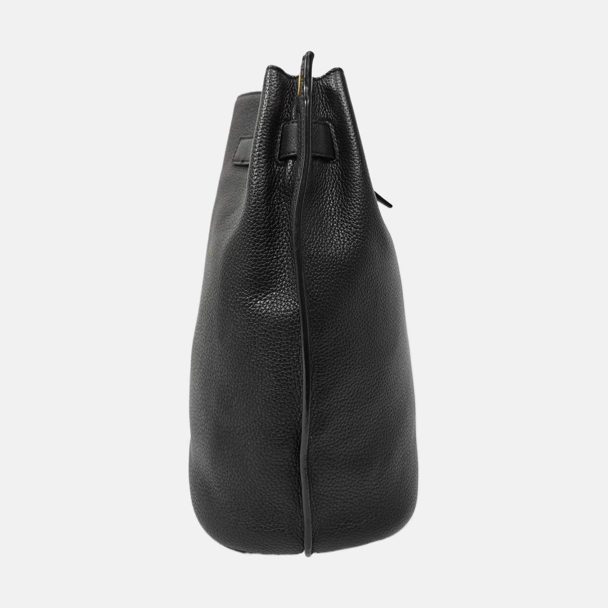 Calfskin Shoulder Bag Black