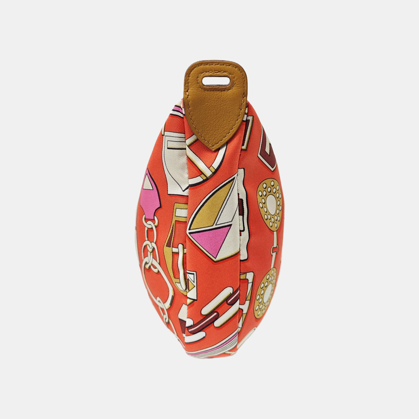 Silk Satin Shoulder Bag Red