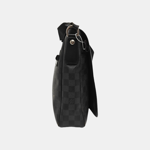 DANIEL MM Damier Graphite Coated Canvas Gray