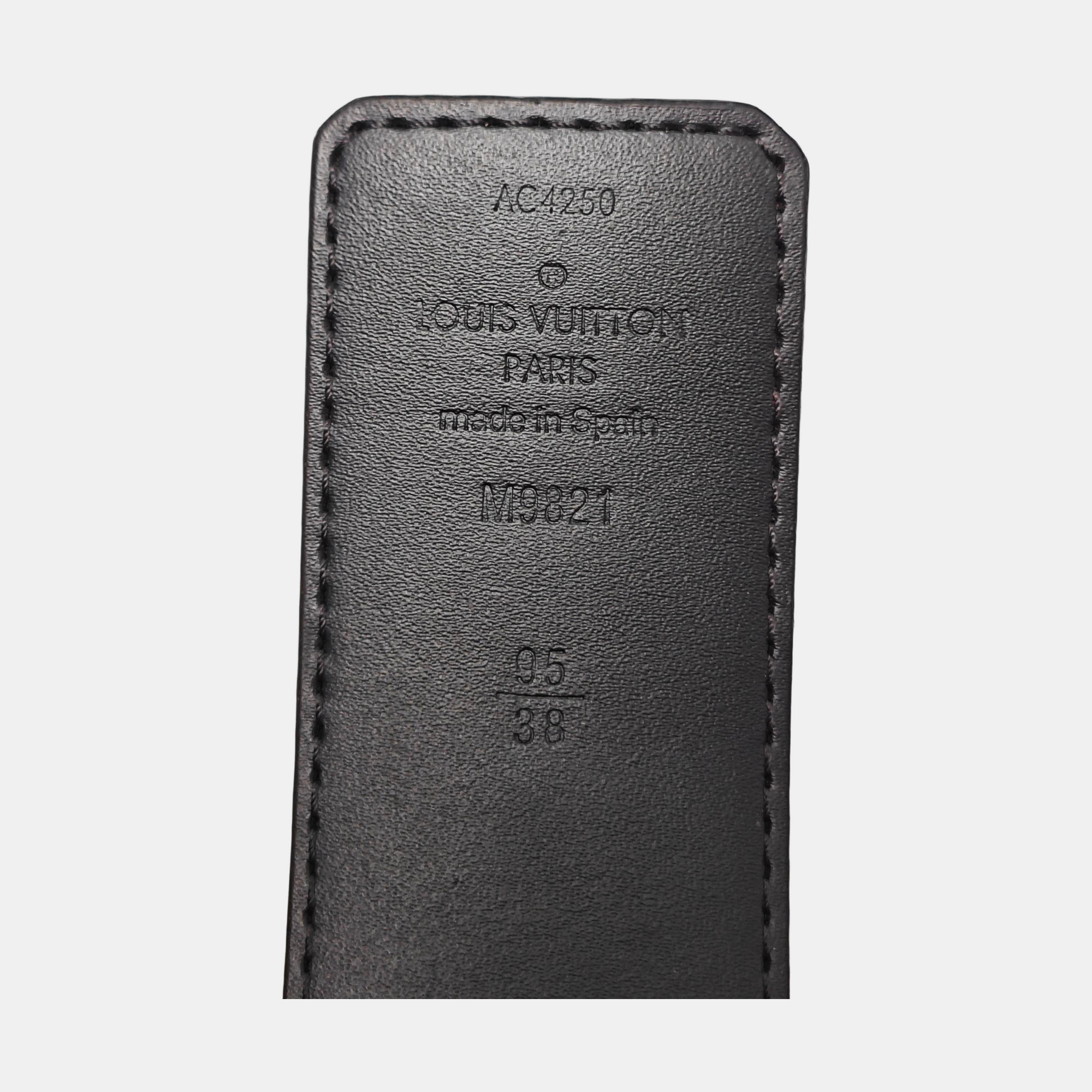 Coated Canvas Belt Brown