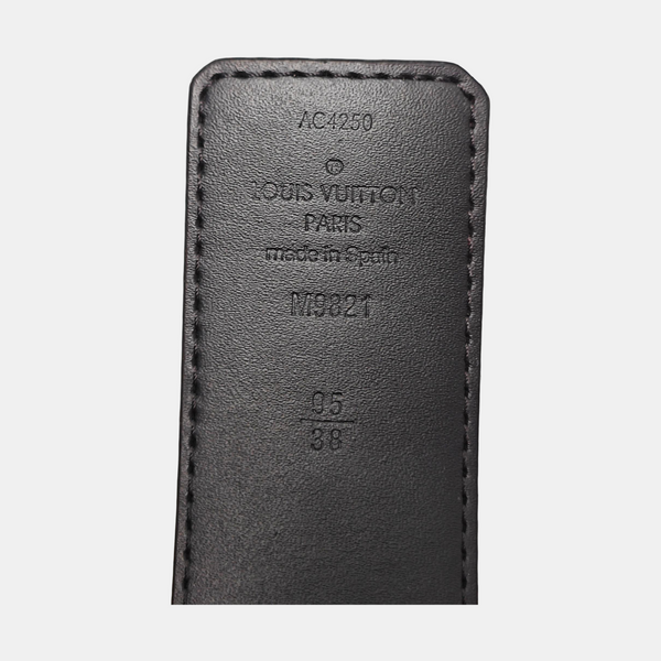 Coated Canvas Belt Brown