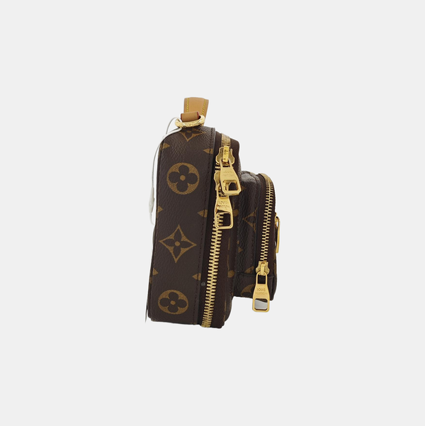 UTILITY Monogram Coated Canvas Brown