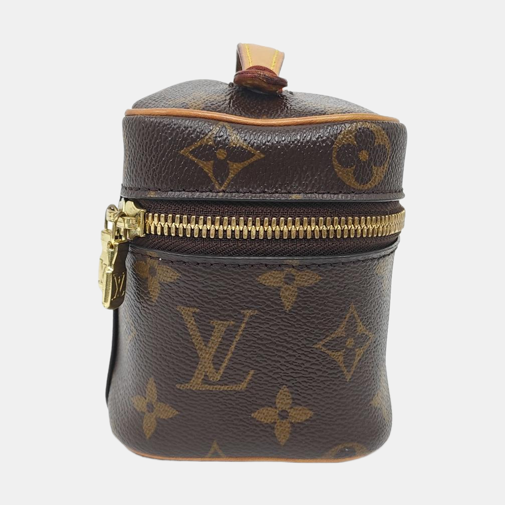 NICE Super Mini Monogram Coated Canvas Brown
