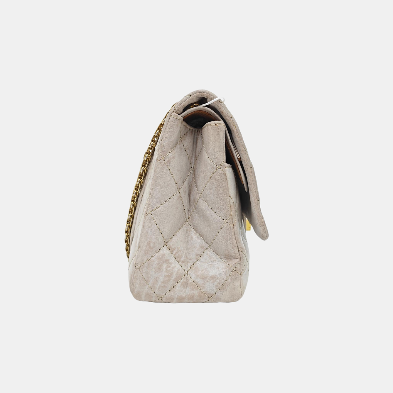 2.55 227 (jumbo) Quilted Calfskin Gray