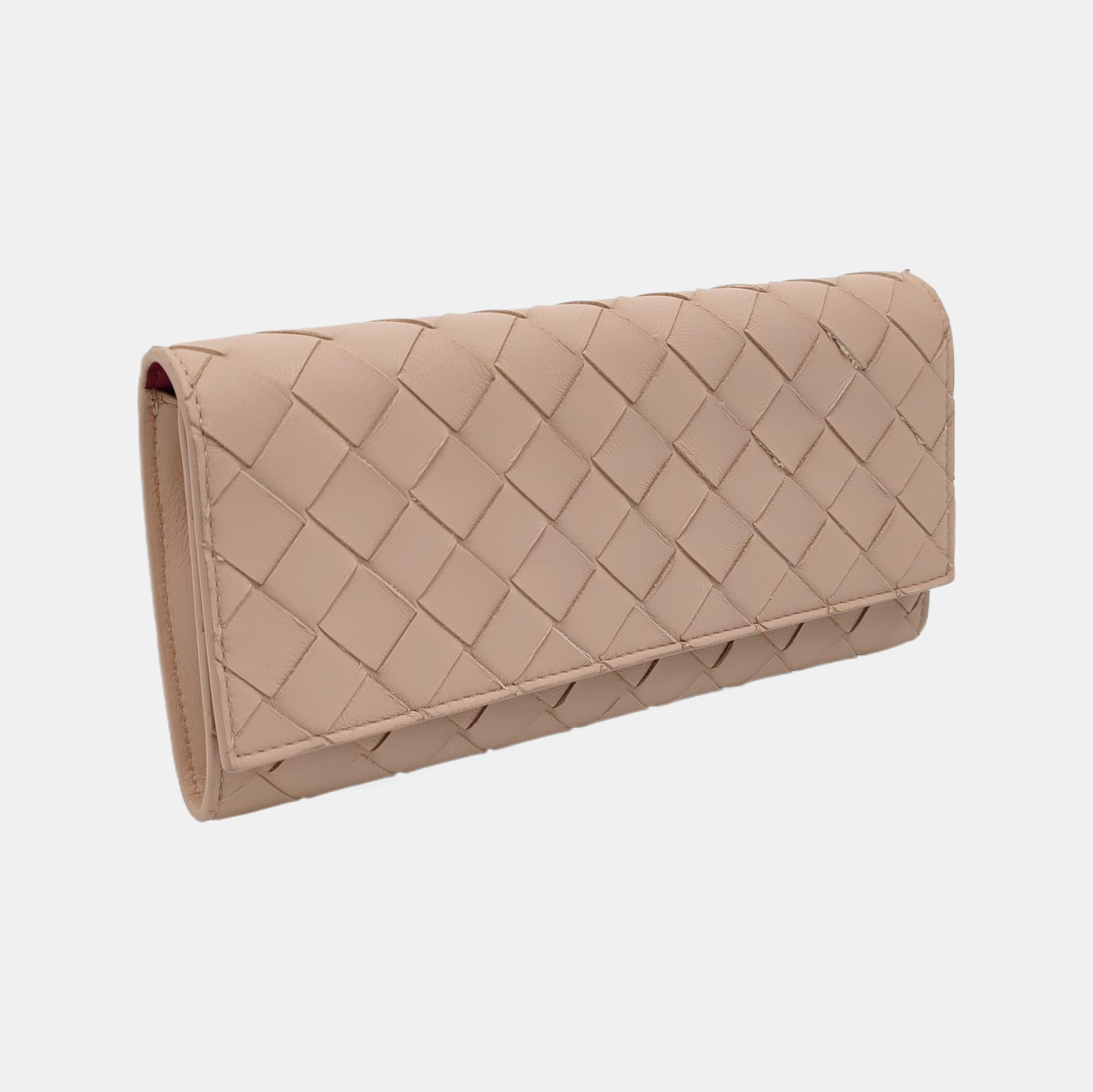 Lambskin Wallet Beige