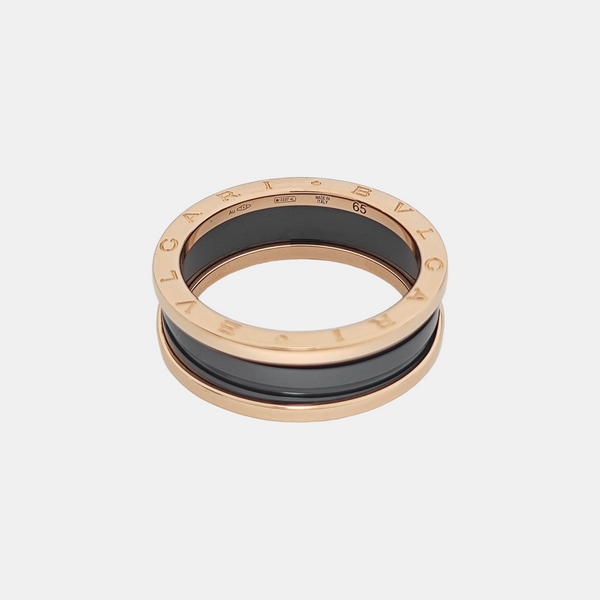 B.ZERO1 18k Rose Gold Ring EU 65