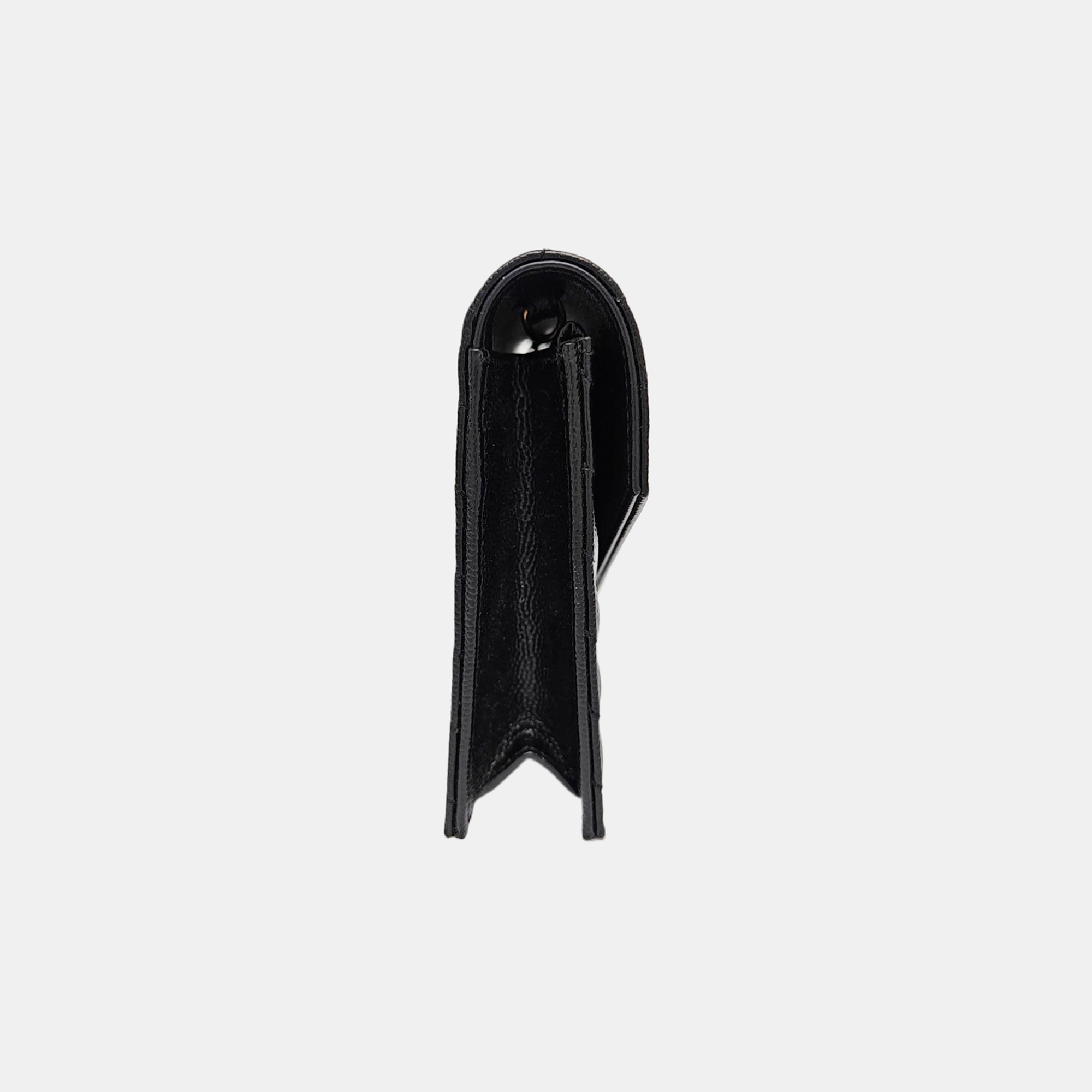 MONOGRAM Chevron Calfskin Black