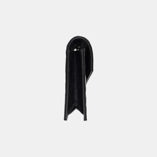 MONOGRAM Chevron Calfskin Black
