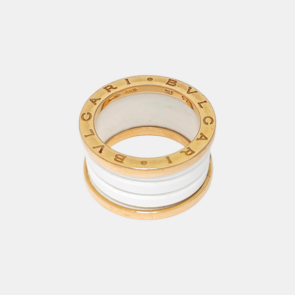 B.ZERO1 18k Rose Gold Ring EU 52