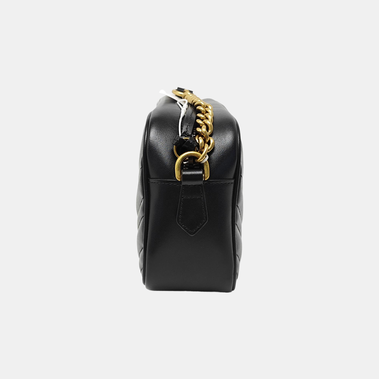 GG Marmont Small Quilted Calfskin Black