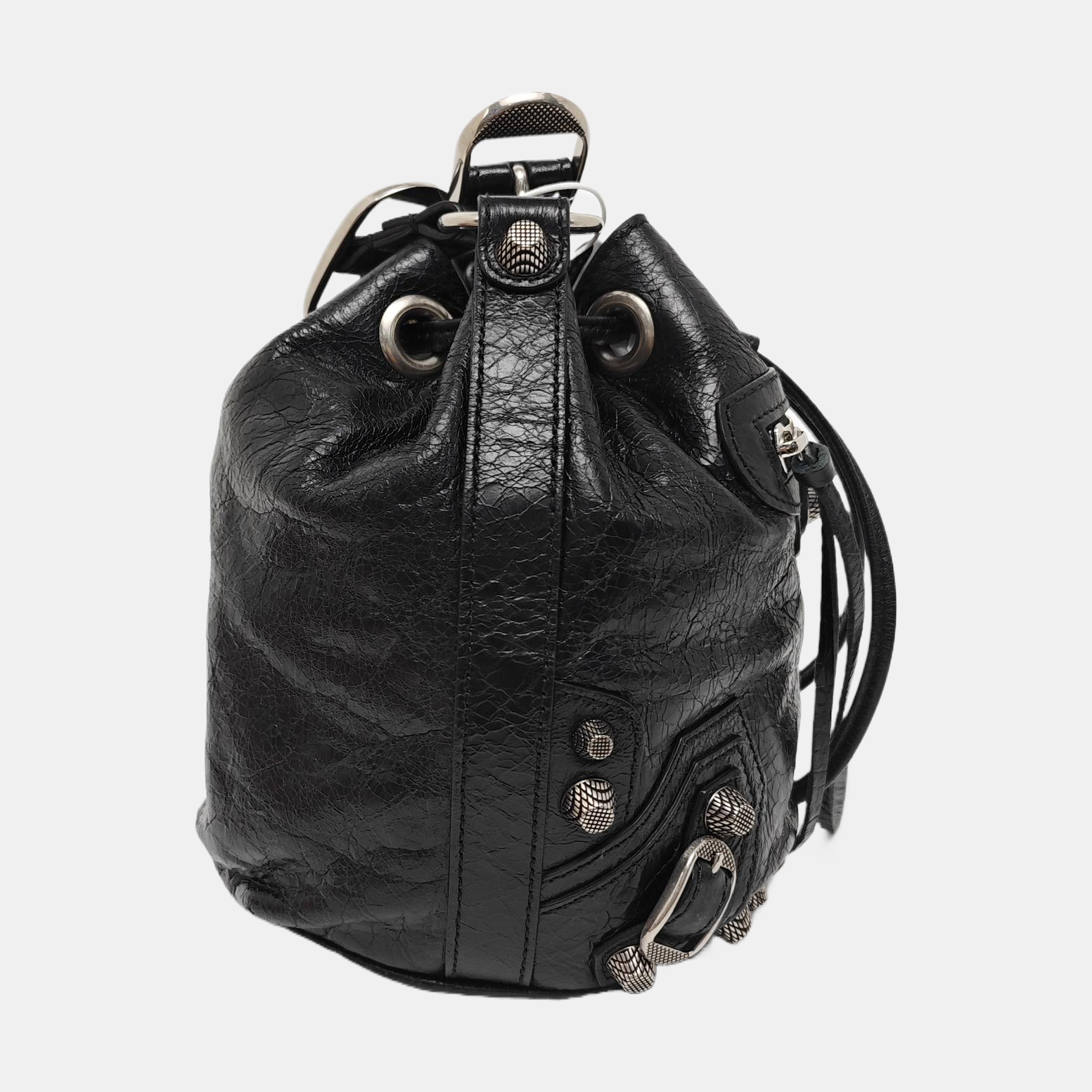Le Cagole S Lambskin Black