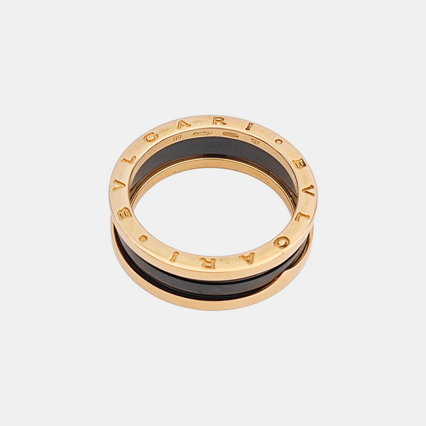B.ZERO1 18k Rose Gold Ring EU 69