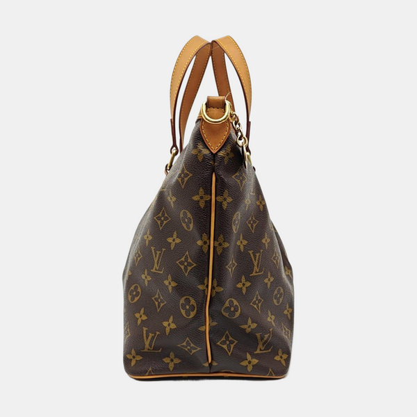 PALERMO PM Monogram Coated Canvas Brown